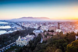 Atardecer de Málaga