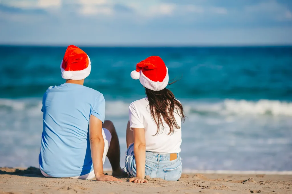 Vacaciones de Navidad en la playa